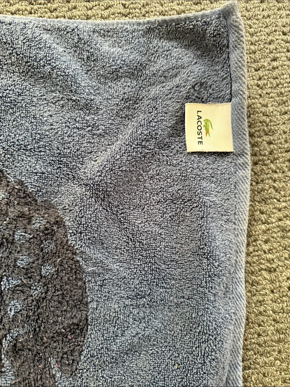⛳️Lacoste Golf Towel 🏌🏼‍♀️navy blue cotton